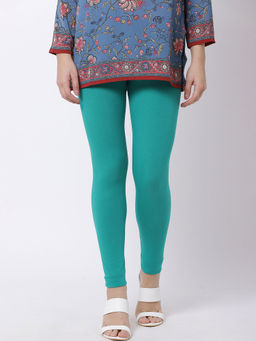 Biba - Turquoise Solid Tights