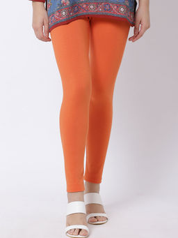 Biba - Orange Solid Tights