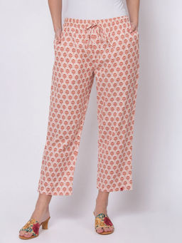 Biba - Peach Printed Pants