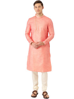 Manyavar - Men's Gajaree Kurta with Churidar (Set of 2)