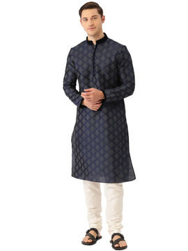 manyavar kurta pajama blue