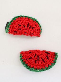 Woonie - Watermelon Handmade Hairclips (Pack of 2)
