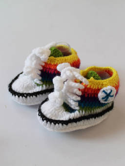 Woonie - Handmade Multicolored Woolen Sports Shoes