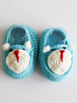 Woonie - Handmade Blue Bear Booties