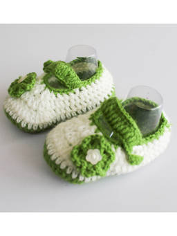 Woonie - Handmade Mehendi Floral Booties