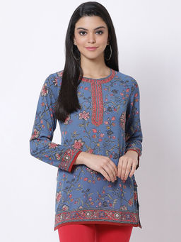 Biba - Blue Floral Tunic