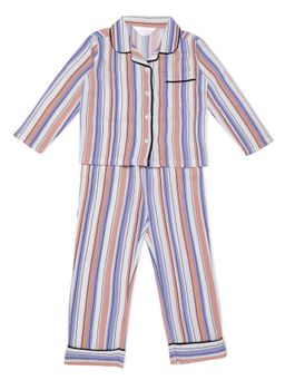 Mystere Paris - Girls Classic Striped Pyjama Set (Set of 2)