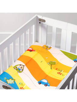 Baby Moo - Waterproof Changing Sheet Set Cruising In My Car Multicolour