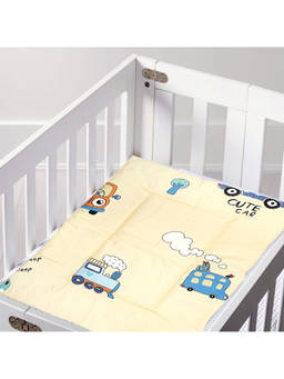 Baby Moo - Waterproof Changing Sheet Set Vintage Ride Yellow