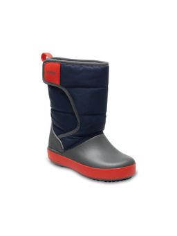 Crocs - Navy Blue Lodge Point Solid Boots