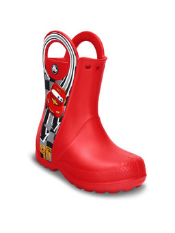 Crocs - Red Printed Boots