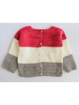 Woonie - Color Block Cardigan