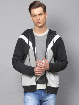 Campus Sutra - Men Colour Block Full Sleeve Stylish Casual Sweatshirt