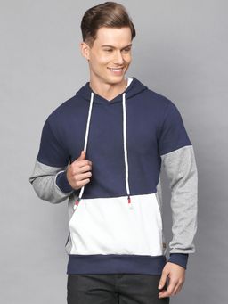 Campus Sutra - Men Colour Block Full Sleeve Stylish Casual Sweatshirt