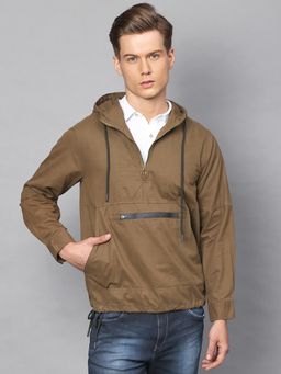 Campus Sutra - Men Solid Full Sleeve Stylish Windcheater Jacket