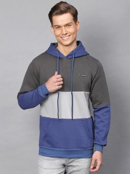 Campus Sutra - Men Colour Block Full Sleeve Stylish Casual Sweatshirt