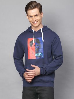 Campus Sutra - Men Printed Full Sleeve Stylish Casual Hooded Sweatshirt