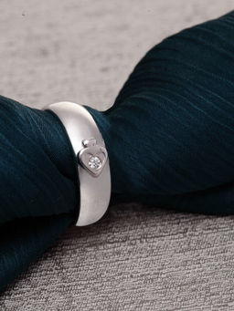 CLARA - Pure 925 Sterling Silver Spade Adjustable Ring Gift for Men