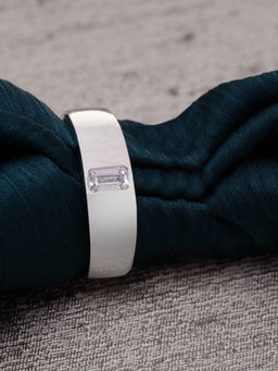 CLARA - Pure 925 Sterling Silver Franco Adjustable Ring Gift for Men