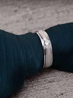 CLARA - Pure 925 Sterling Silver Eternity Adjustable Ring Gift for Women