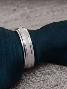 CLARA - Pure 925 Sterling Silver Eternity Adjustable Ring Gift for Men