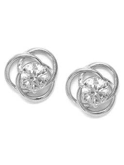 CLARA - Silver Swarovski Zirconia BIS Hallmarked 92.5 Sterling Silver Emily Solitaire Earring