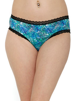 Candyskin - X MTV Blue Green Printed Cheeky Midrise Panty
