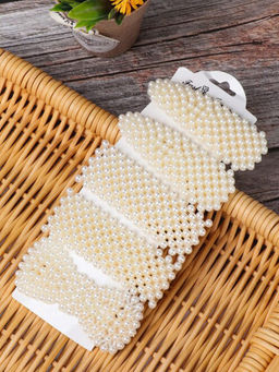 Jewels Galaxy - Pearl Studded Hairclip Jewellery (Pack of 5)