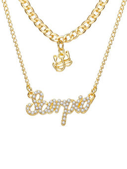 Jewels Galaxy - Jewellery For Women Gold Plated Scorpio Layered Necklace