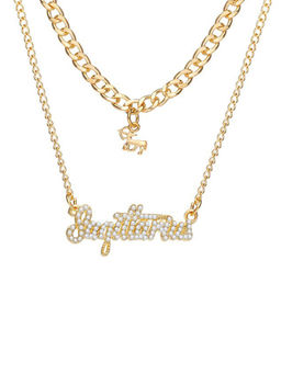 Jewels Galaxy - Jewellery For Women Gold Plated Sagittarius Layered Necklace