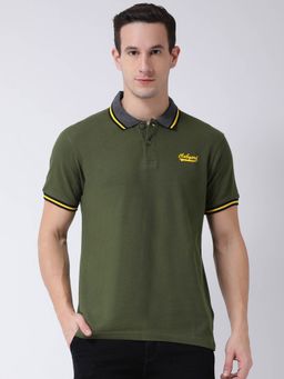 Club York - Men Polo Neck T-Shirt