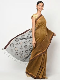 Fabindia - Silk Matka Jamdani Sari
