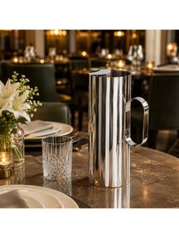 SAGE KONCPT - Silver Fluted Jug