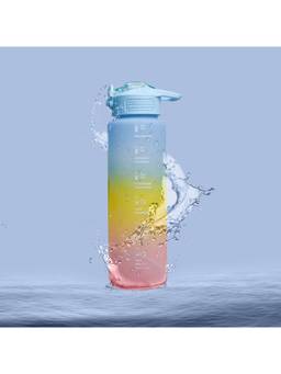 Voncasa - Multi-Color Colorblocked Water Bottle (1100ml)