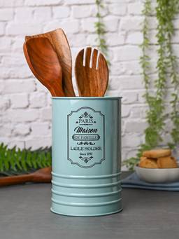 Voncasa - Blue Metal Kitchen Cutlery Holder