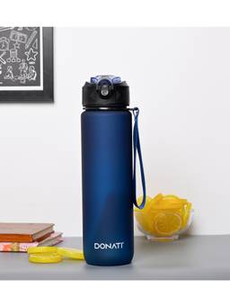 Voncasa - Blue Solid Plastic Spill Proof Bottle (600ml)