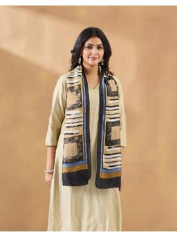 Fabindia - Multi-Color Silk Printed Stole