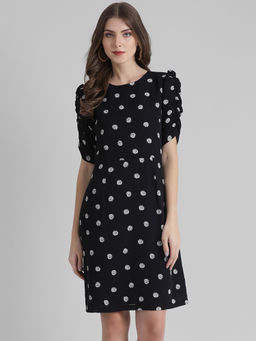 Zink London - Black Polka Dots Dress