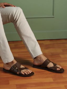 PRIVO - Mens Brown Sandals