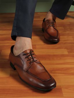 ATESBER - Mens Brown Derbies