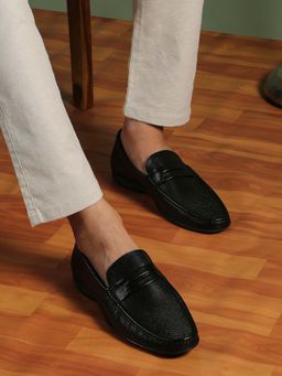ATESBER - Mens Black Loafers