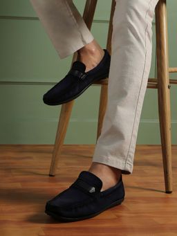 ATESBER - Mens Navy Blue Loafers