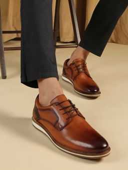 ATESBER - Mens Brown Derbies