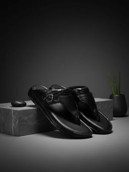 EZOK - Men Black Sandals