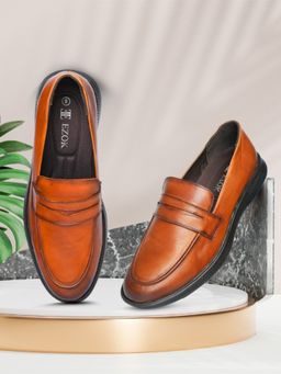 EZOK - Mens Brown Loafers