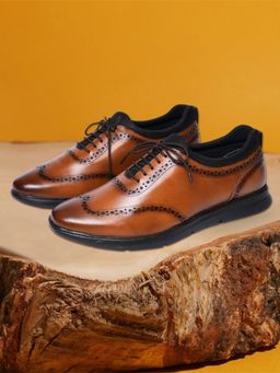 EZOK - Men Brown Brogues