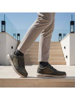 Bugatti - Men Summun Grey Comfort Sneakers