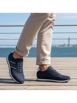 Bugatti - Men Bugatti Navy Blue Sneakers