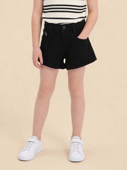U.S. POLO ASSN. - Girls Solid Regular Fit Shorts