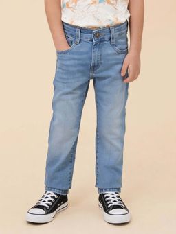 U.S. POLO ASSN. - Boys Slim Fit Whiskered Jeans